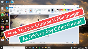 How To Save Chrome WEBP Images As JPEG or Any Other Format [Tutorial]
