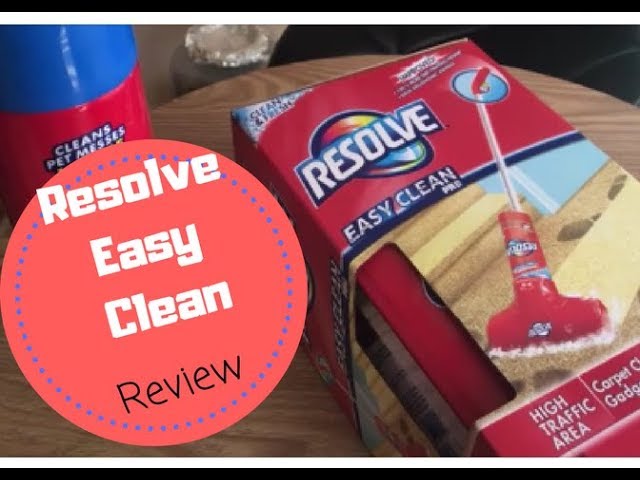  Resolve Easy Clean Pro Carpet Cleaner Gadget & Foam