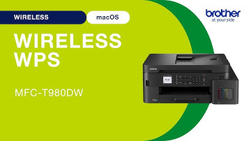 MFCT980DW set up wireless with WPS - Mac