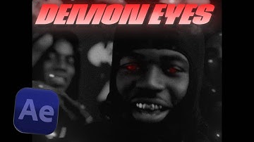INSANE DEMON EYES effect After Effects