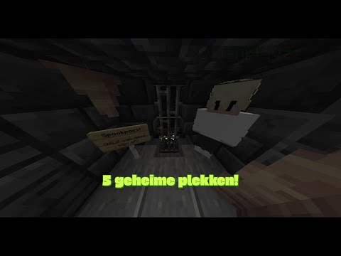 5 geheimen plekken in #sprookjescraft (minecraft)!