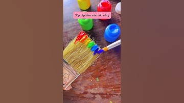 Tô màu kiểu mới 🌈 #shorts