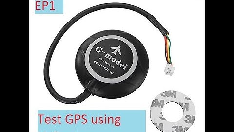 Arduino Multiwii drone EP1: Test gps using U-center