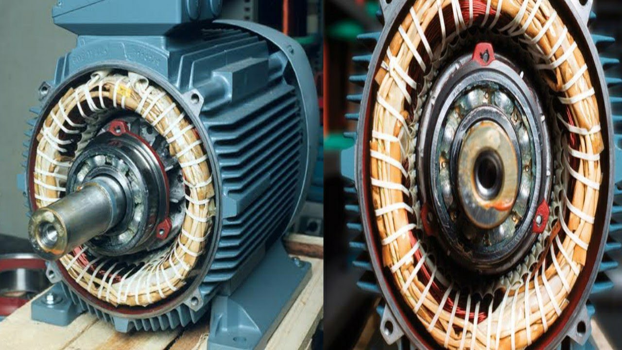 Motor Rewinding 35 HP industrial motor YouTube