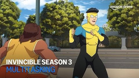 Invincible Season 3 | Multitasking | Amazon Prime