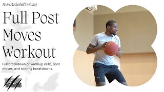 Full Back To The Basket Post Moves Workout: Basketball Workout For Beginner to Intermediate