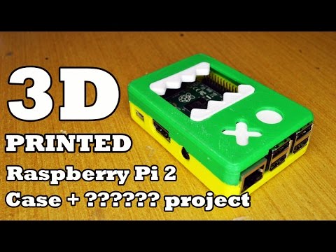 3D Printed Raspberry Pi 2 Face Case