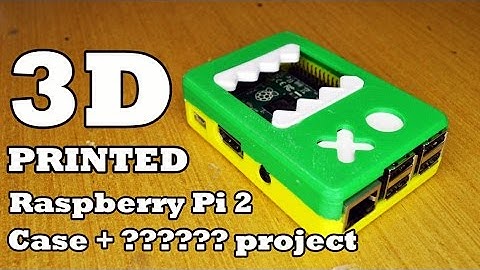 3D Printed Raspberry Pi 2 Face Case