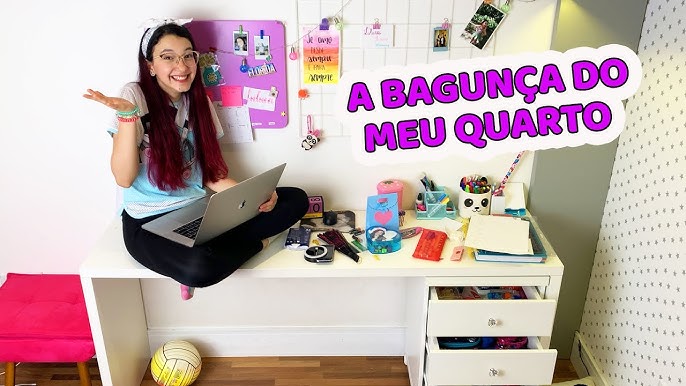 TUDO O QUE TENHO NA MINHA PENTEADEIRA !! A BAGUNÇA DO MEU QUARTO