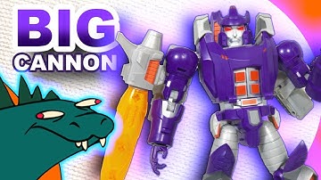 Open and Play Big Cannon NOT Galvatron Transformers Review