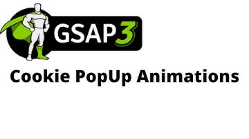 I Create a Cookie Popup  Animation With JavaScript || GSAP  Animation Tutorials For Beginners
