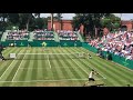 Denis Shapovalov: great passing shot in Slow Motion vs Djokovic (Court Level ATP Match)