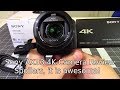 Sony FDR-AX33 4K Camera - New camera specs and review!