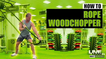 How To Do A STANDING ROPE WOODCHOPPER | Exercise Demonstration Video and Guide