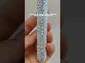 Sparkle and Shine with Our Silver Diamond-Encrusted Makeup Brush!