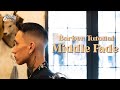 【BARBER TUTORIAL】ミドルフェードの作り方 | How to middle fade 【MR.BROTHERS CUT CLUB】