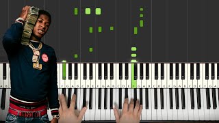 YoungBoy Never Broke Again - Bad Bad (Piano Tutorial Lesson) screenshot 3