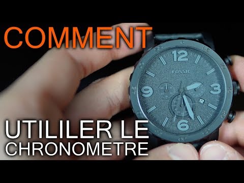 Comment Utiliser le Chronomètre d&rsquo;une Montre Fossil