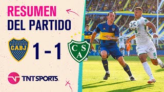 Thumbnail for El Xeneize tuvo muchas chances, pero igualó ante el Verde 🟰 | #Boca 1-1 #Sarmiento | Resumen
