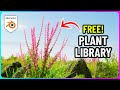 Amazing FREE Plant Library for Blender!