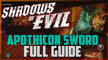 "SHADOWS OF EVIL" APOTHICON SWORD GUIDE - How to get the Sword!