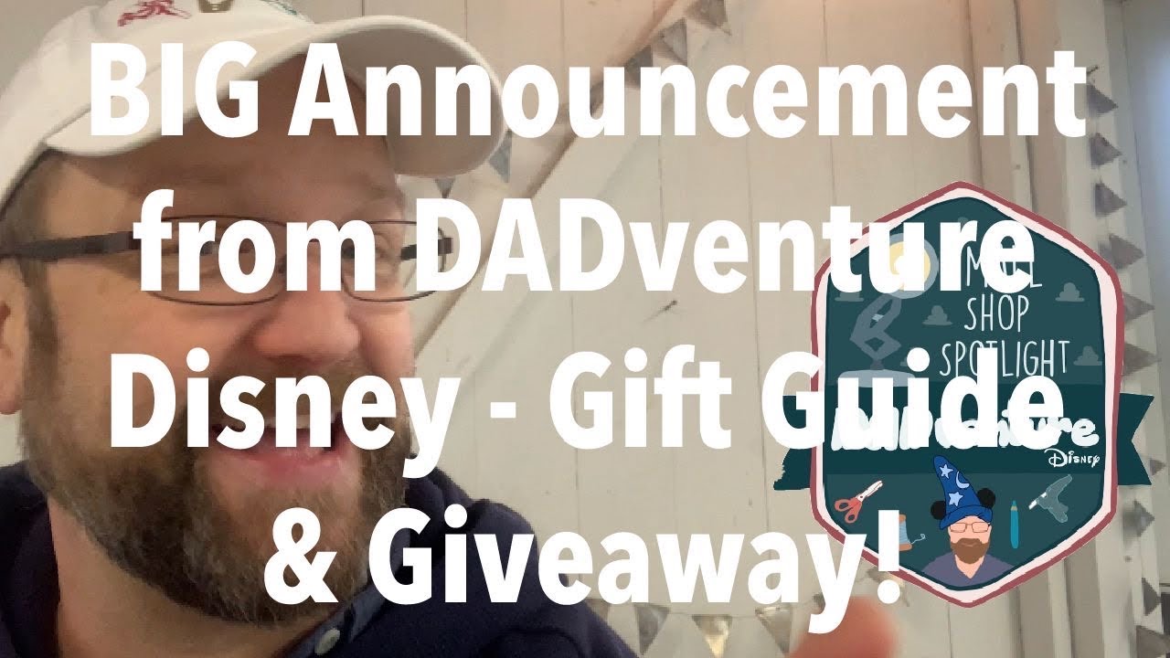 HUGE DADventure Disney Announcement - Disney Small Shop Holiday Gift Guide And GIGANTIC Giveaway!