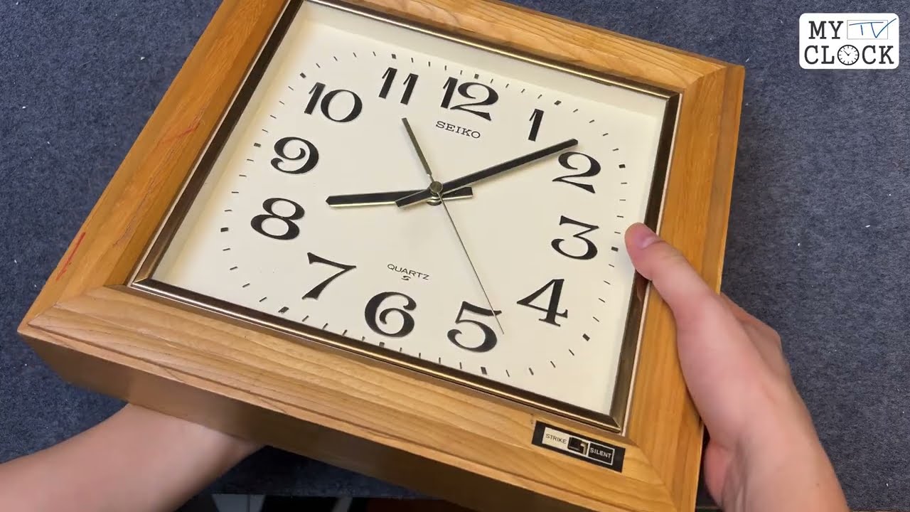 Seiko QB533A Wooden Clock | 2-Gong Chime | セイコー 掛け時計