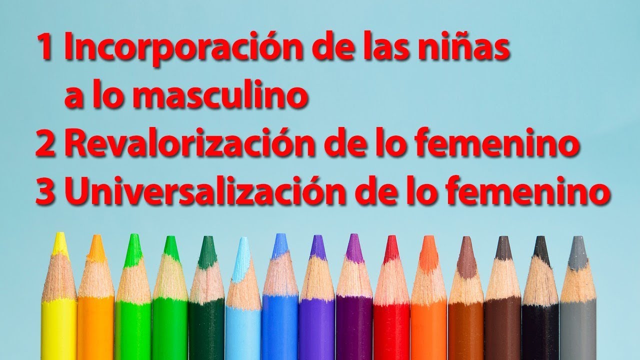 Objetivo de la coeducación: Educar borrando los estereotipos de género (Marina Subirats i Martori)