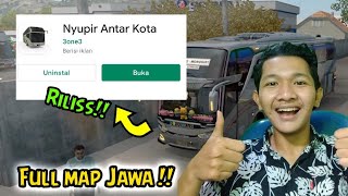 wajip coba !! Game Bus terbaru map Full Indonesia 😯 Nyetir antar kota screenshot 1