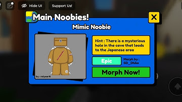 How To Get Mimic Noobie | Find The Noobies Morph Roblox