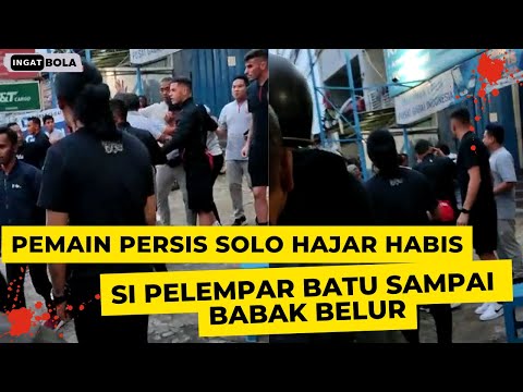 NGAMUK! Video Viral Pemain Persis Solo Ferdinand Sinaga DKK Kejar dan Hajar Pelaku Pelemparan Bus