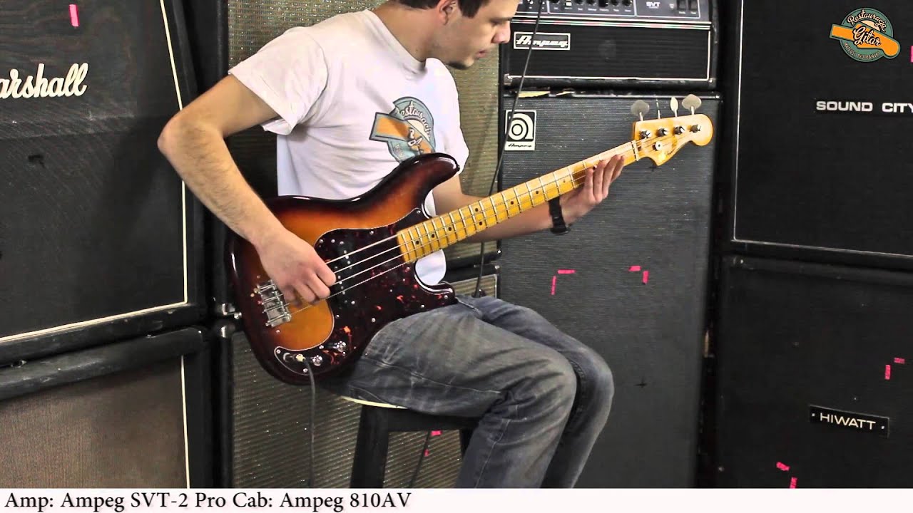 Fernandes Precision bass made in japan - YouTube
