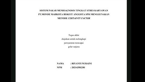 Simulasi Program Aplikasi Skripsi UNINDRA | Riyanti Nuraini - 202143502381
