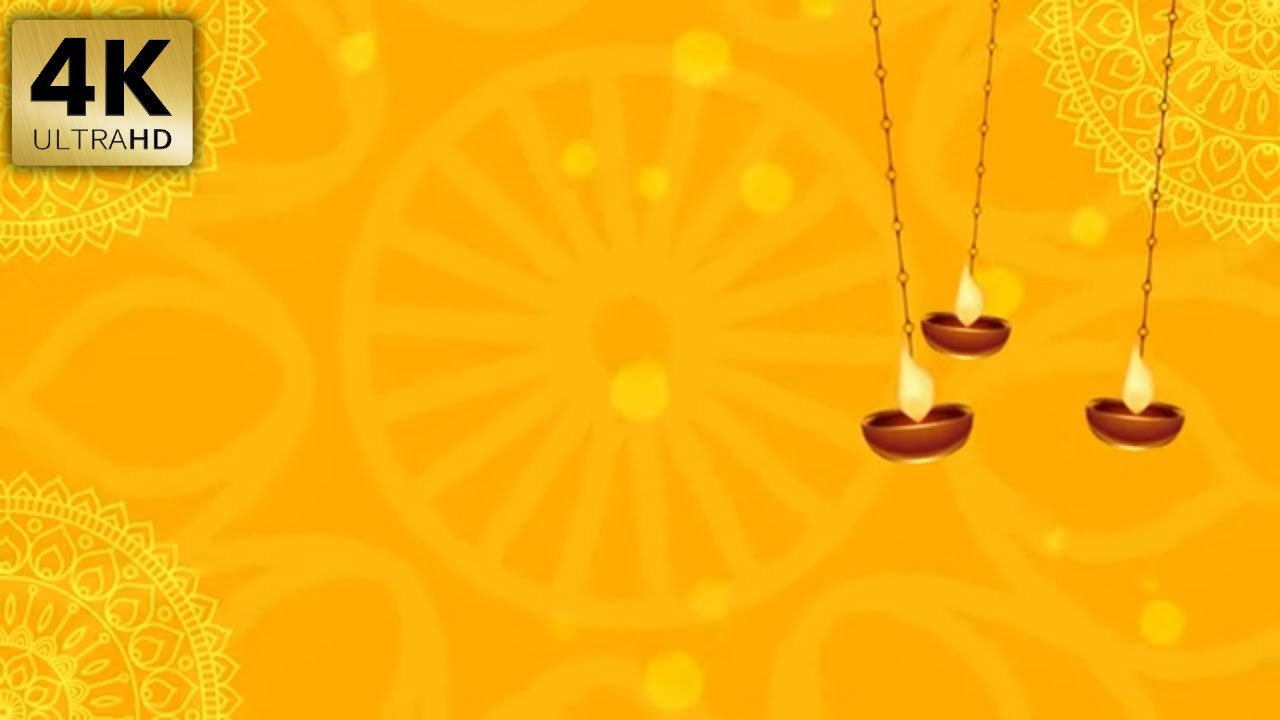 Royalty Free Diwali Celebration Lamp Rotating Orange Background Animation  Template - YouTube