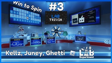 Roblox: Lab Experiment - Lab Trivia Ep. 3