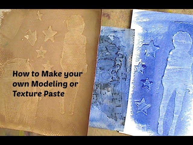 DIY MODELING PASTE (Easy & Inexpensive to Make) 