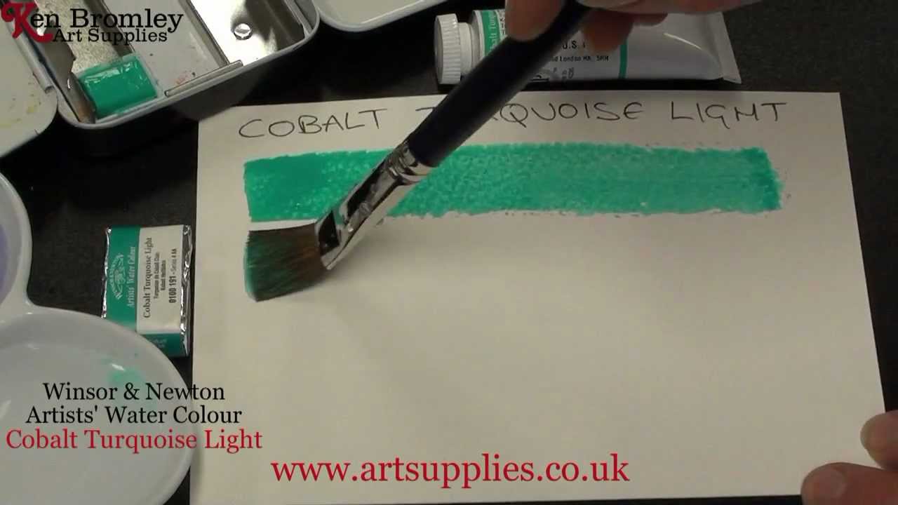 Winsor & Newton Artists' Water Colour paint Cobalt Turquoise Light 191  Series 4 