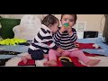 Cute babies are playing||6months and 8 months old baby||little brother sister love||Funny baby video