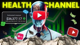 How to create a Monetizable Health & fitness Faceless Youtube Channel with AI in 2024