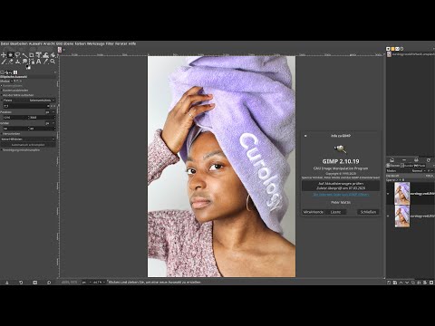 #Gimp 2.10.19 Lernvideo: #Heal-Selection – #Auswahl-Heilen!