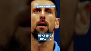Djokovic vs Medvedev Final Us open 23 #djokovic #usopen #tennis #shorts #final
