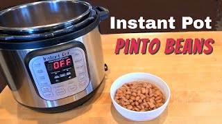 Instant Pot Pinto Beans | No Soaking | Ready in about an hour and a half