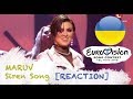|Eurovision 2019| Ukraine [REACTION] - MARUV / Siren Song -