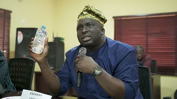 Hon. Olorunpoto at NIPSS