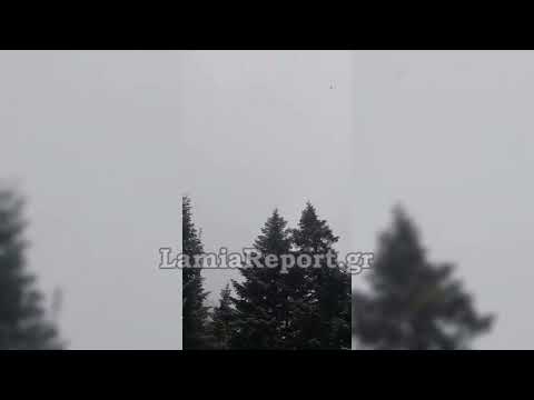 LamiaReport.gr: Χιονίζει στα Μάρμαρα Σπερχειαδας