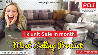 Popular Premium L Shaped Sofa Set with Center Table of POJ Furniture | Furniture Market
