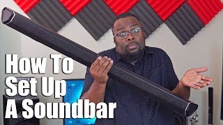 Sound Bar Setup - How To Set Up A Soundbar with HDMI, ARC, Optical Resimi