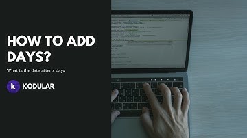 How to add days in kodular