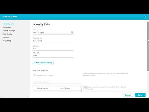 Webex Calling admin portal – Modifying the call queue profile
