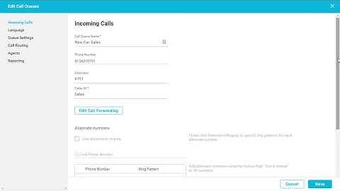 Webex Calling admin portal – Modifying the call queue profile